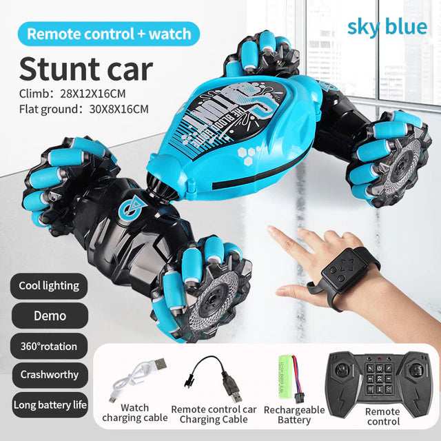 Holiday Sale! $49.99! Free Shipping!-Twisting Hand Remote Controlled Stunt Car