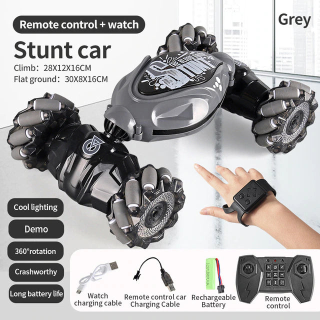 Holiday Sale! $49.99! Free Shipping!-Twisting Hand Remote Controlled Stunt Car