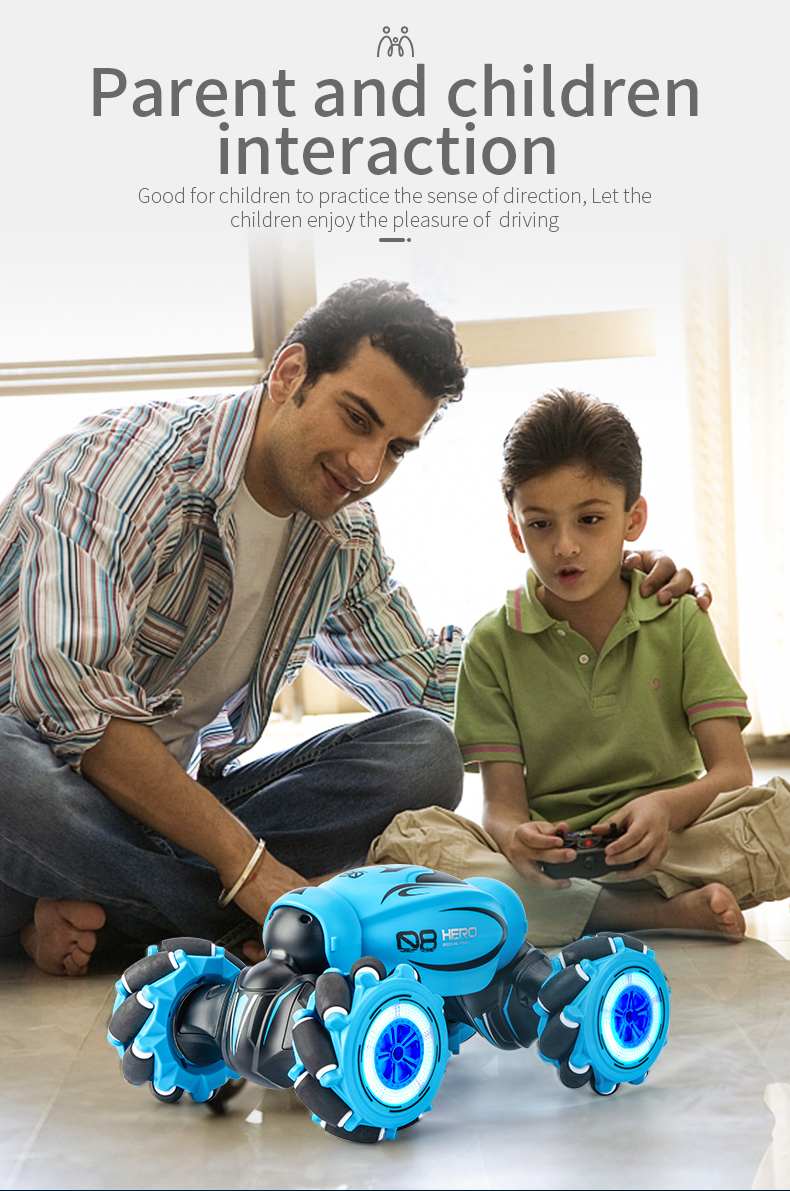 Holiday Sale! $49.99! Free Shipping!-Twisting Hand Remote Controlled Stunt Car