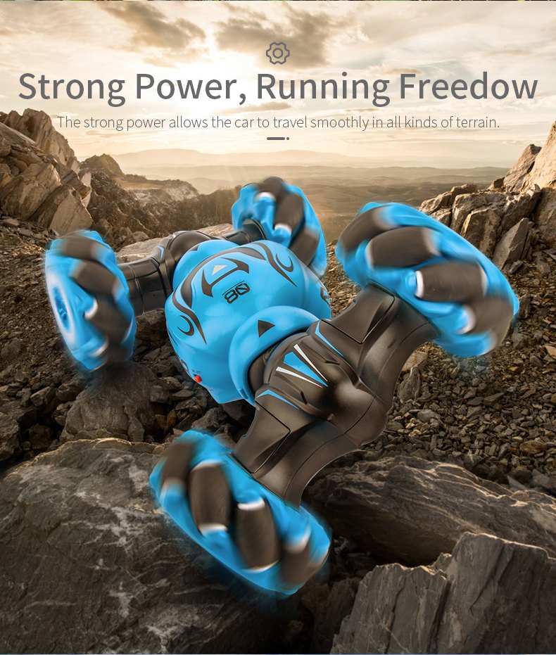 Holiday Sale! $49.99! Free Shipping!-Twisting Hand Remote Controlled Stunt Car